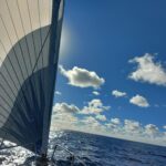 foresail on yacht
